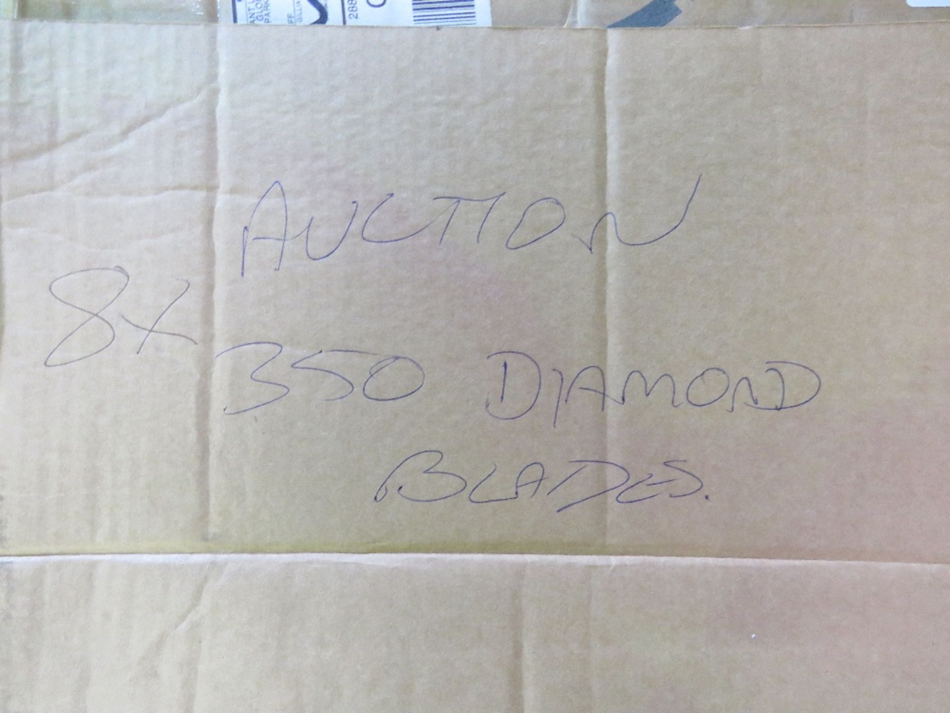 BOX CONTAINING 8NO DIAMOND CUTTING BLADES, 350MM DIAMETER. THIS LOT IS SOLD UNDER THE AUCTIONEERS - Image 2 of 3