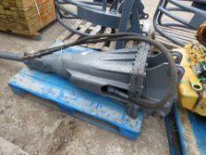 ATLAS COPCO LARGE SIZED EXCAVATOR MOUNTED BREAKER ON 40MM PINS.