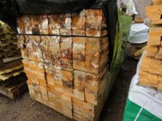LARGE PACK OF HEAVY TIMBER POSTS 1.8M LENGTH 115MM X 45MM APPROX, UNTREATED, 176NO IN TOTAL APPROX.