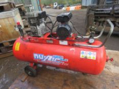 NUAIR 240VOLT POWERED AIR COMPRESSOR. NO VAT ON HAMMER PRICE.