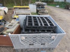 2 X STILLAGES OF DRAINAGE FITTINGS, COVERS ETC. THIS LOT IS SOLD UNDER THE AUCTIONEERS MARGIN SCH