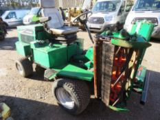 RANSOMES 213 RIDE ON TRIPLE MOWER WITH KUBOTA ENGINE. WHEN TESTED WAS SEEN RO RUN , DRIVE AND CYLIND