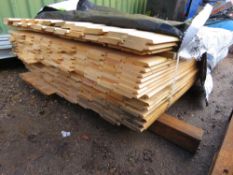 SMALL PALLET OF UNTREATED SHIPLAP CLADDING TIMBER 1.83M LENGTH 95MM WIDTH APPROX.