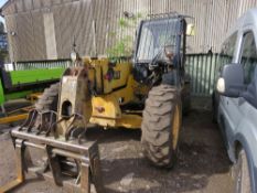 BID INCREMENT NOW £100!!!CATERPILLAR TH340B TELEHANDLER, 3 TONNE LIFT, 9.5M HEIGHT. 7583 REC HOURS.