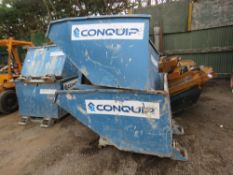 2 X CONQUIP FORKLIFT MOUNTED TIP SKIPS WITH AUTOLOCK SYSTEM.