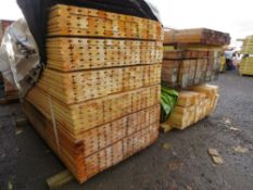 EXTRA LARGE PACK OF H PROFILE TIMBER BATTENS 55MM X 35MM @ 1.6M LENGTH APPROX.