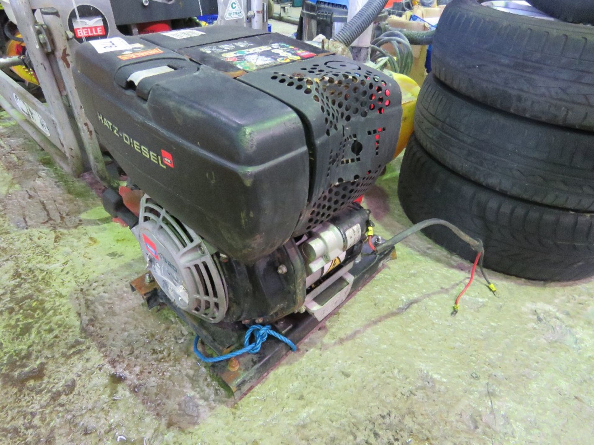 HATZ DIESEL ENGINED WATER PUMP. THIS LOT IS SOLD UNDER THE AUCTIONEERS MARGIN SCHEME, THEREFORE N - Image 3 of 4
