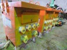 10KVA SITE DISTRIBUTION TRANSFORMER, 240VOLT TO 110VOLT OUTPUT, UNUSED.