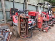 TORO LT3240 TRIPLE RIDE ON MOWER, YEAR 2011. 1223 REC HOURS. SOURCED FROM UNIVERSITY CAMPUS. 4WD. KU