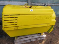 SULLAIR SKID COMPRESSOR WITH KUBOTA 3 CYLINDER ENGINE.