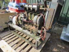 LISTER PETTER 4 CYLINDER DIESEL ENGINED VERY HIGH PRESSURE WATER PUMP/POWER WASHER UNIT, CONDITION U