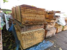 LARGE STACK OF SHIPLAP TIMBERS 1.5-1.8M @ 95MM APPROX, IN 3 X BUNDLES.