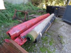 6 X ROLLS OF HIGH QUALITY ASTRO TURF / FAKE GRASS, UNUSED.4M LENGTH APPROX. ROLL END AND SURPLUS LE
