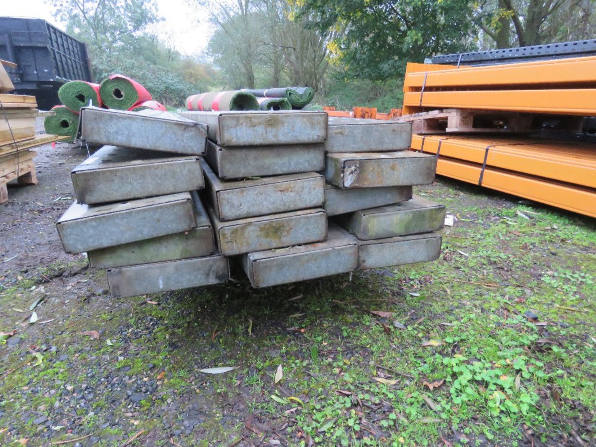 STACK OF 15NO GALVANISED SCAFFOLD BOARDS 8FT LENGTH APPROX. - Image 2 of 3