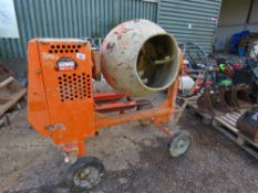BELLE 100XT DIESEL SITE CEMENT MIXER, YEAR 2015. YANMAR ENGINE. WHEN TESTED WAS SEEN TO RUN AND DRUM