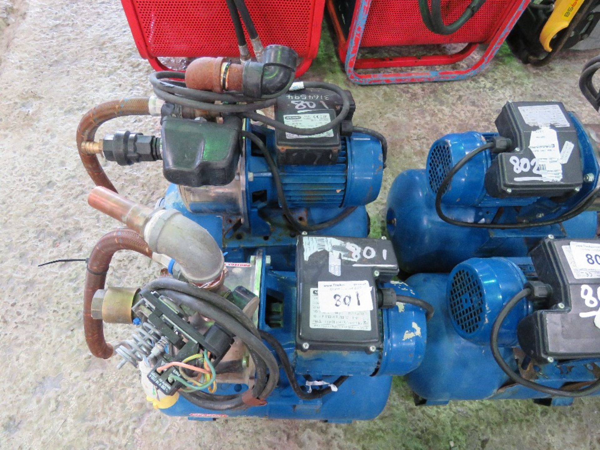 2 X SPERONI 110VOLT ON DEMAND PRESSURE WATER PUMP.