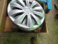 SET OF 16" VAN UNIVERSAL WHEEL TRIMS. THIS LOT IS SOLD UNDER THE AUCTIONEERS MARGIN SCHEME, THERE
