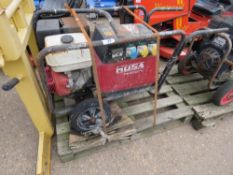 MOSA TS200 PETROL ENGINED WELDER. SOURCED FROM COMPANY LIQUIDATION.