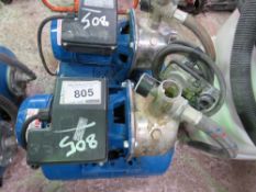 2 X SPERONI 110VOLT ON DEMAND PRESSURE WATER PUMP.