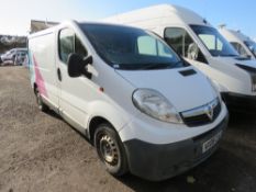 VAUXHALL VIVARO PANEL VAN REG:NX08 ZJE WITH V5 TESTED UNTIL 07.09.23. WHEN TESTED WAS SEEN TO DRIVE,