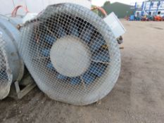 BPC LARGE OUTPUT 3 PHASE POWERED TUNNEL FAN, 30KW POWERED, 1.2M INTERNAL DIAMETER APPROX.