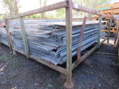 1 X LARGE STILLAGE OF SCAFFOLD SAFETY MESH PANELS, 8FT X 4FT APPROX.