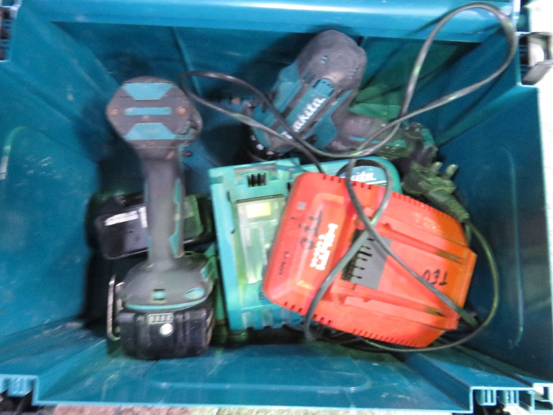 BATTERY TOOLS IN A MAKITA BOX. DIRECT FROM LOCAL COMPANY WHO ARE CLOSING THE LANDSCAPE MAINTENANCE P