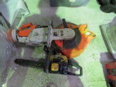 CHAINSAW PLUS STIHL TS350 SAW WITH BAG OF DISCS. THIS LOT IS SOLD UNDER THE AUCTIONEERS MARGIN SC