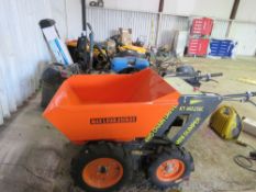 KTMD250C PETROL ENGINED 4WD CHAIN DRIVEN POWER BARROW, APPEARS UNUSED.