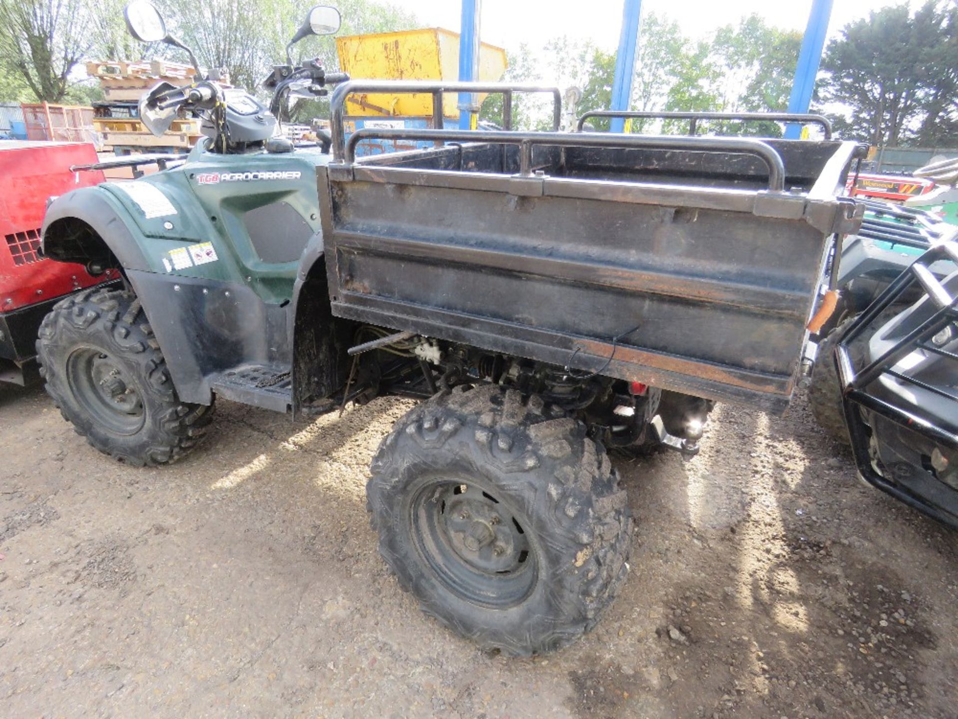 TGB AGROCARRIER FARM QUAD BIKE WITH CARRYING TRAY, 2003REC MILES, YEAR 2014. WHEN TESTED WAS SEEN - Image 2 of 4