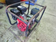 PETROL ENGINED GENERATOR, NO FUEL TANK. THIS LOT IS SOLD UNDER THE AUCTIONEERS MARGIN SCHEME, THE