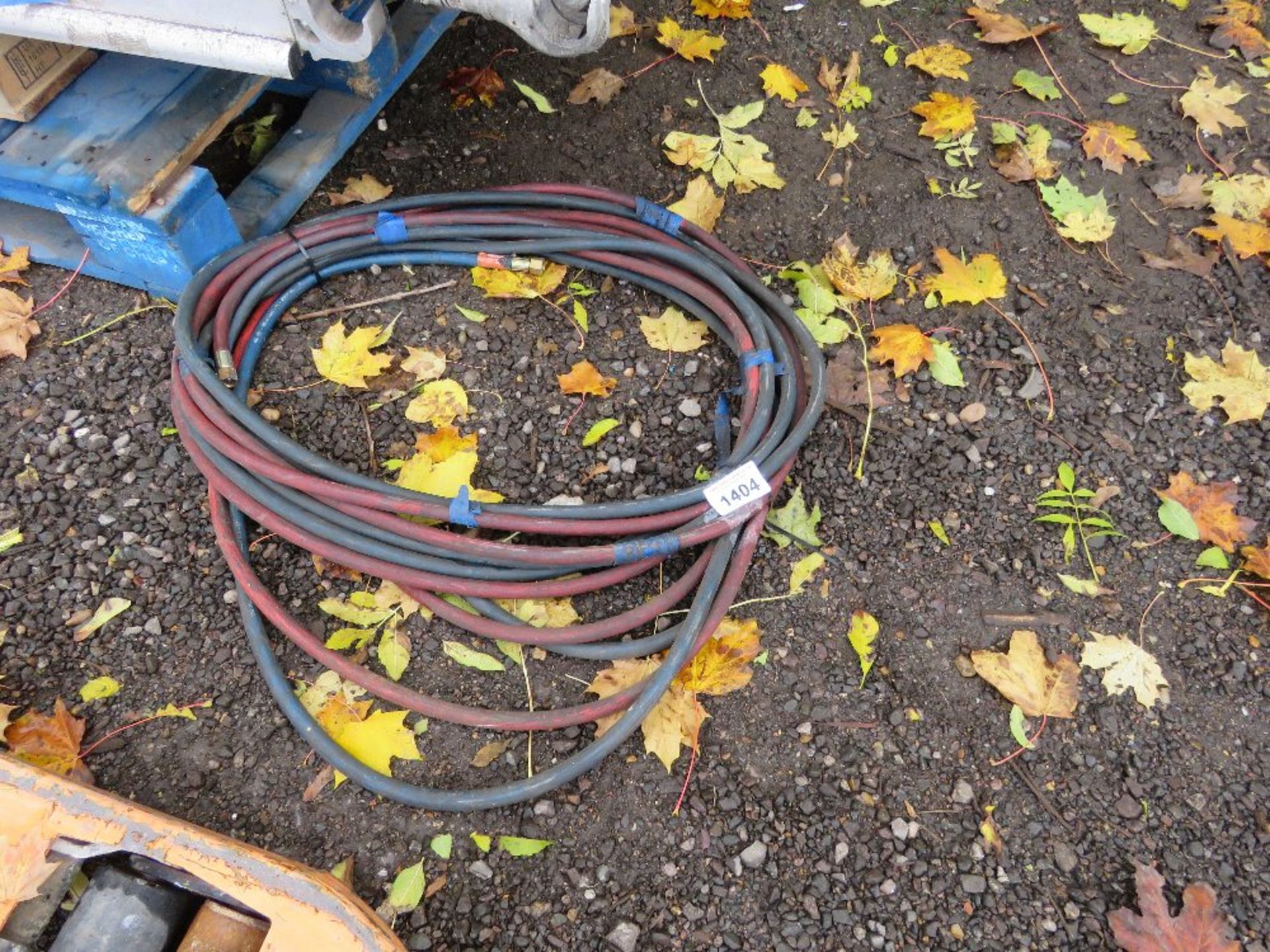 GAS CUTTING HOSES. THIS LOT IS SOLD UNDER THE AUCTIONEERS MARGIN SCHEME, THEREFORE NO VAT WILL BE