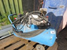 SMALL SIZED COMPRESSOR, 240VOLT POWERED. THIS LOT IS SOLD UNDER THE AUCTIONEERS MARGIN SCHEME, TH