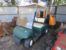 PETROL ENGINED GOLF BUGGY. TURNS OVER BUT NOT STARTING.