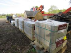 8 X PALLETS OF BLOCK PAVERS, MAINLY MARSHALL BUFF. THIS LOT IS SOLD UNDER THE AUCTIONEERS MARGIN