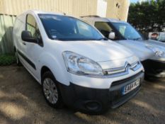 CITROEN BERLINGO PANEL VAN REG:EA64 WCO. 76,794 REC MILES. WITH V5. AIRCON. TESTED UNTIL MAY 2023. W