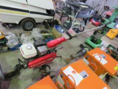 HONDA PETROL ROTORVATOR. WHEN TESTED WAS SEEN TO RUN AND BLADES TURNED. THIS LOT IS SOLD UNDER TH
