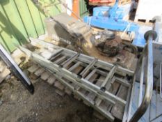 LAWNMOWER PLUS 2 X STEP LADDERS. THIS LOT IS SOLD UNDER THE AUCTIONEERS MARGIN SCHEME, THEREFORE