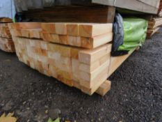 PACK OF 87NO TIMBER POSTS MACHINED, 70MM X 50MM X 1.8M LENGTH APPROX.