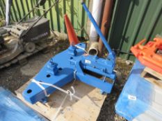 TUBELA H3PR MANUAL OPERATED HYDRAULIC TUBE BENDER UNIT. THIS LOT IS SOLD UNDER THE AUCTIONEERS MA