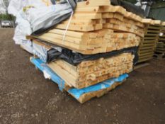3 X BUNDLES OF UNTREATED TIMBERS, VARIOUS 1.78M-1.83M APPROX.