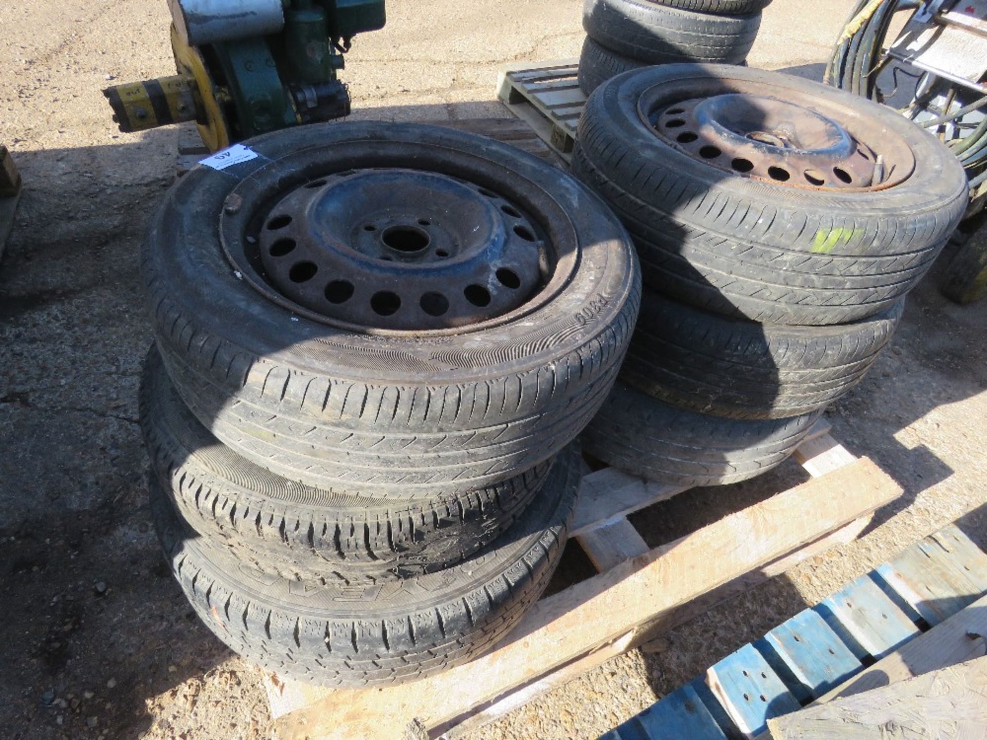 6 X WHEELS AND TYRES. - Image 2 of 2