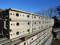 PACK OF 18NO GEN 12/16 GALVANISED STEEL FORMWORK / FLOOR SUPPORT BEAMS. 3.6M LENGTH X 150MM WIDTH X