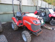 McCORMICK CT27HST COMPACT TRACTOR, REG: FX60 ACZ (LOG BOOK TO APPLY FOR). SHOWING 30.5 REC HOURS????