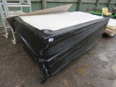 STACK OF 11NO CLAYMASTER TYPE 75MM DEPTH POLYSTYRENE INSULATION BOARDS. THIS LOT IS SOLD UNDER TH
