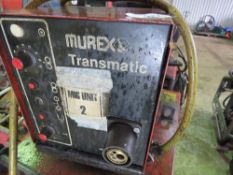 MUREX TRANSMIG 305 WELDER, 3 PHASE POWERED SOURCED FROM COMPANY LIQUIDATION. THIS LOT IS SOLD UND