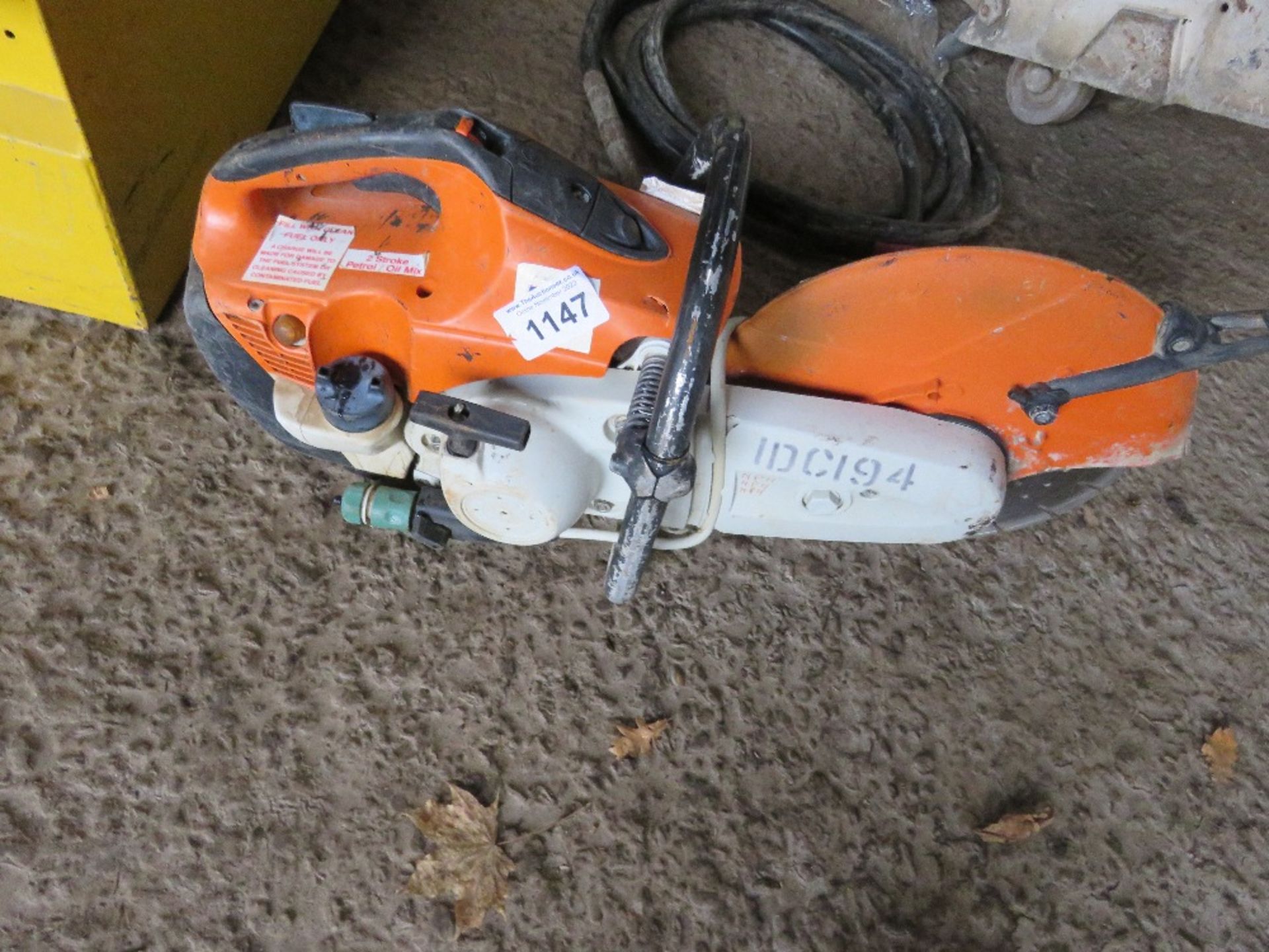 STIHL TS410 PETROL SAW.