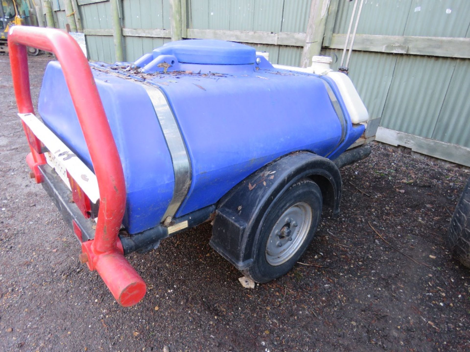 BRENDON WASHER BOWSER TRAILER WITH NIXON ELECTRIC START WASHER FITTED (NO BATTERY). WHEN TESTED WITH - Image 6 of 8