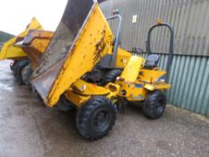 THWAITES 3 TONNE SWIVEL SKIP DUMPER, YEAR 2014 BUILD, 2133 REC HOURS. KEYCODE SECURITY SYSTEM. SN:SL