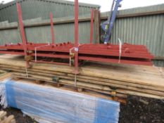 10 X METAL CONCRETE FORMS, 6" WIDTH, 3M LENGTH APPROX. THIS LOT IS SOLD UNDER THE AUCTIONEERS MAR